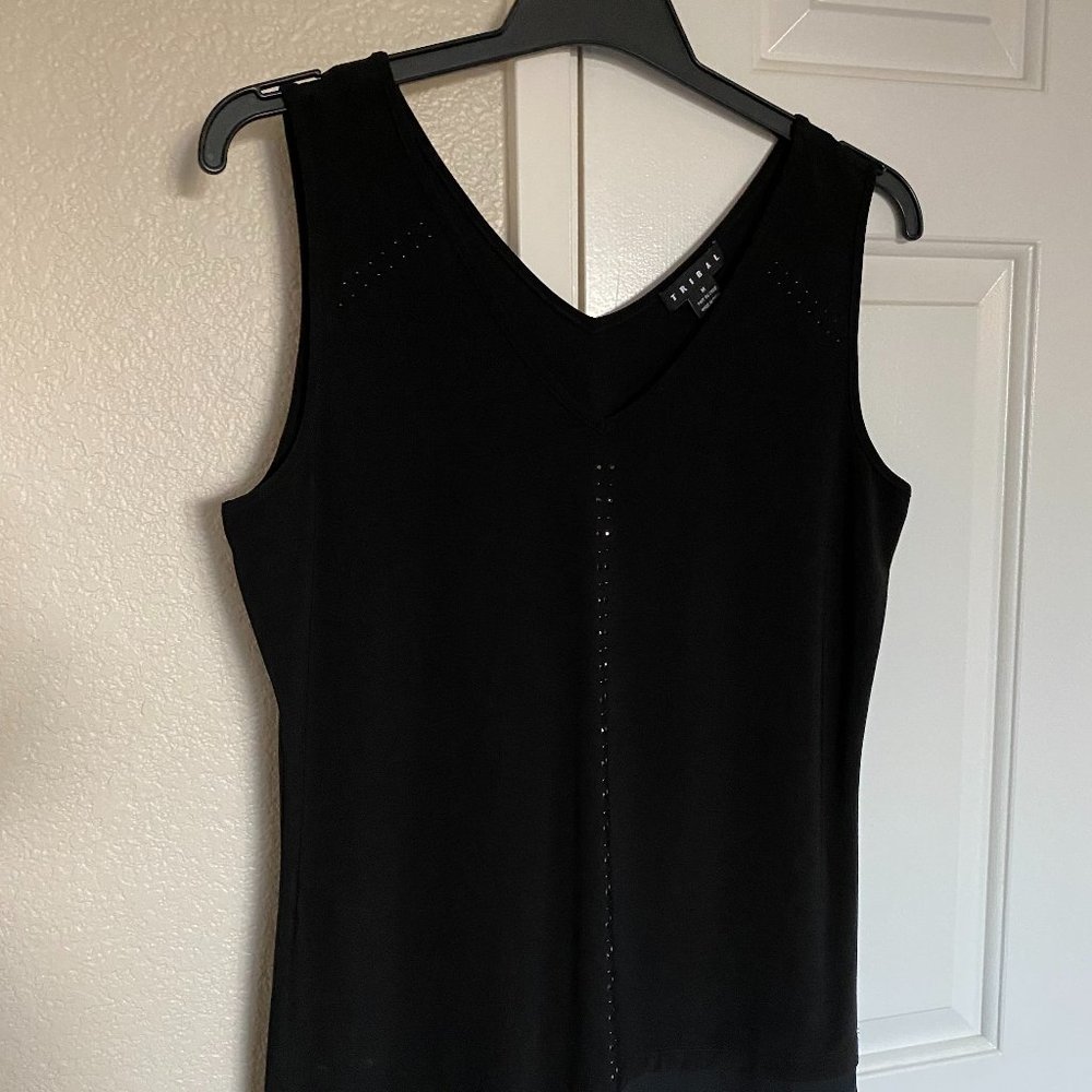 Tribal Sleeveless Black Medium